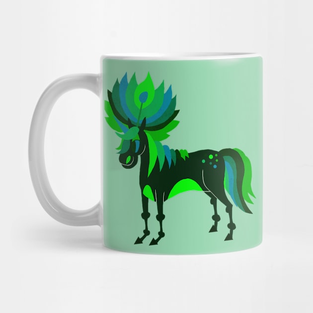 Green Petal Unicorn by Thatssounicorny